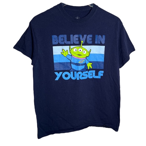 “Believe In Yourself” Toy Story Alien Graphic T Shirt - Picture 1 of 5
